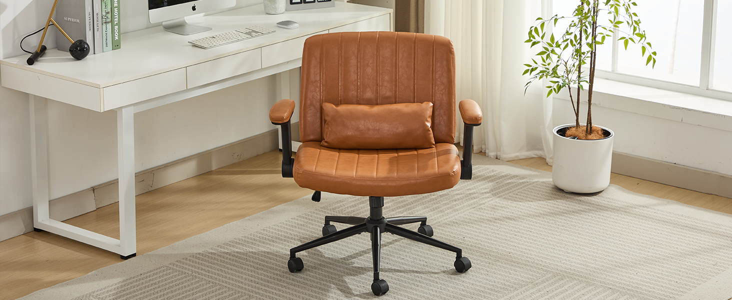 Criss Cross Chair Legged Office Computer Task Seating Swivel Vanity Home Height Adjustable