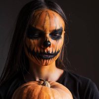 MEICOLY Orange Face Body Paint Stick(1.06 Oz),Cream Blendable Face Paint,Orange Eye Black Baseball/Softball,Sweatproof Waterproof Face Painting for Halloween Pumpkin Special Effects SFX Cosplay Makeup - Image 3