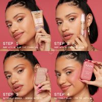 NYX PROFESSIONAL MAKEUP Buttermelt Powder Blush, Fade and Transfer-Resistant Blush, Up to 12HR Make Up Wear, Vegan Formula - For The Butta - Image 10
