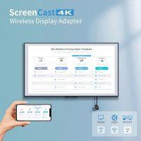 4K Wireless HDMI Display Adapter,TV Adapter for The APP YouTube,for i-Phone, i-Pad, Android, Tablet, Laptop,Windows to HDTV/Monitor/Projector, Compatible Miracast, AirPlay, DLNA - Image 2