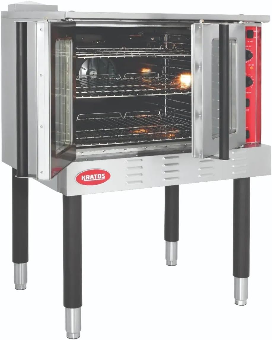 Kratos Commercial Electric Convection Oven, Full Size Free Standing Convection Oven for Restaurants, 1 Phase, 240V (29Y-057) - Image 3
