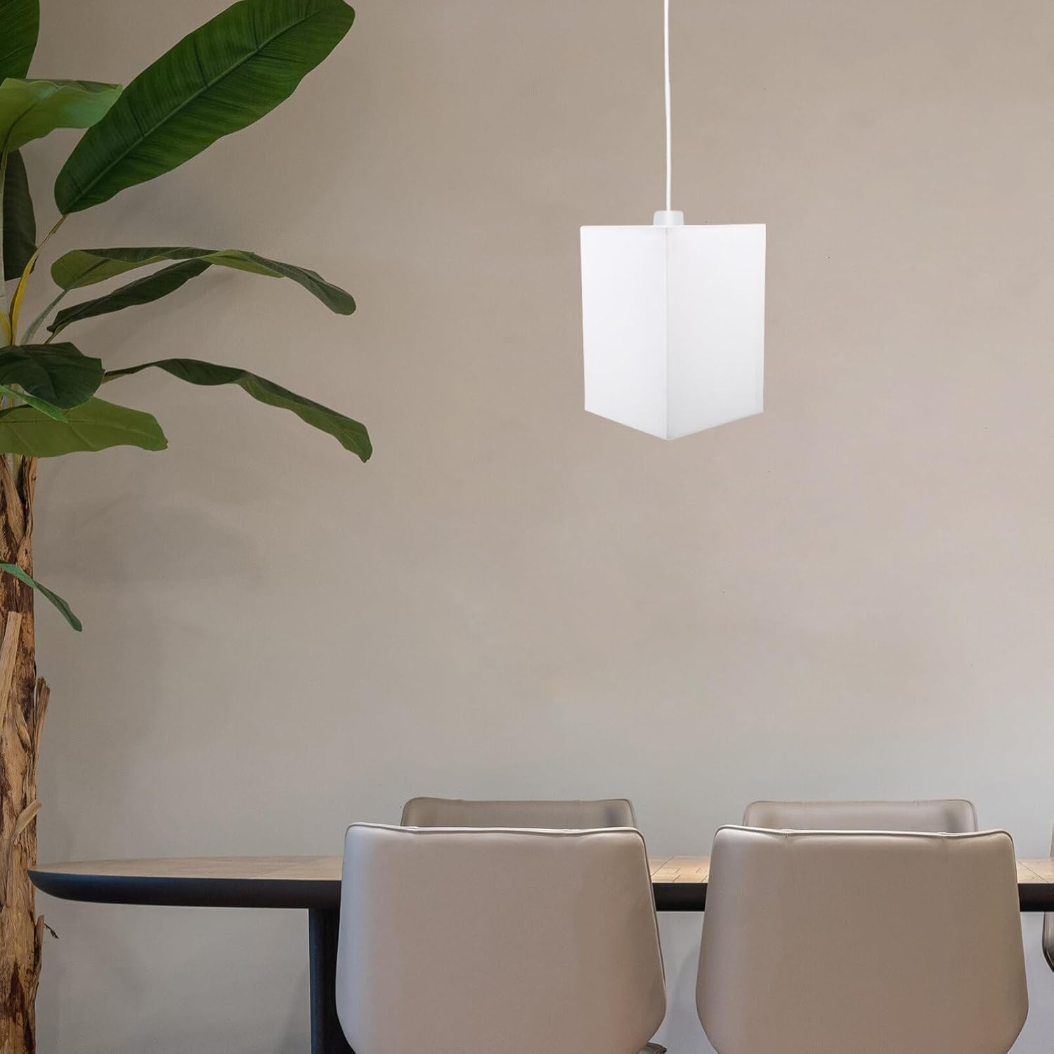 Lamp Shades for Table Lamps Square Shade E27 Rectangular Chandelier s Pendant Light Bulb Guard Clip On Cover Replacement - Image 8