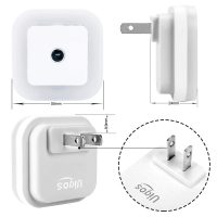 Uigos LED Night Light Lamp with Smart Sensor Dusk to Dawn Sensor, Daylight White, 0.5W Plug-in, 6-Pack - Image 5