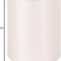Wellmet CreamWhite 14"x14"x17" inches Lampshade, Required Assembly for Table Lamp, Bedside Lamp, Floor Lamp, Fabric Drum Lampshade Classic Modern Style, Metal Spider Fitter - Image 8