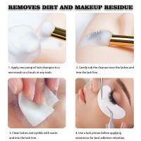 Mererke_Pretty Eyelash Extension Shampoo 50 ml + Brush - Eyelid Foaming Cleanser - Sensitive Paraben & Sulfate Free - Eyelash Wash and Lash Bath for Extensions - Salon Use and Home Care - Image 6