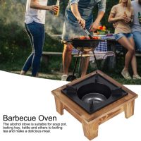 Jerliflyer Alcohol Wood Stove,Japanese Portable Stove Belly Stove for Outdoor Picnic for Soup Pot Roasting Pan Kettle - Image 8