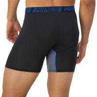 Hanes Men's Anti-Chafing Underwear, 3 Pairs, Cool & Breathable Cotton Pouch Underwear, Moisture-Wicking Boxer Briefs - Image 3