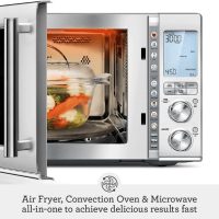 Breville BMO870BST Combi Wave 3-in-1 Microwave, Air Fryer and Convection Oven, Black Stainless Steel - Image 3