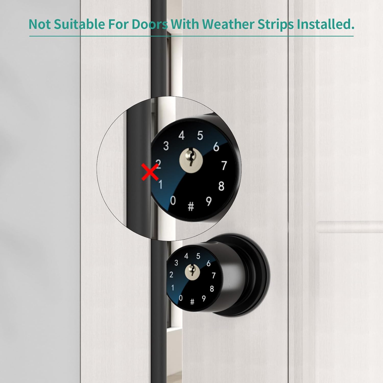 IRONZON Fingerprint Door Knob Fingerprint Door Lock with App Control Smart Door knob for Bedroom, Biometric Door Lock for Apartment Office and Garages - Image 6