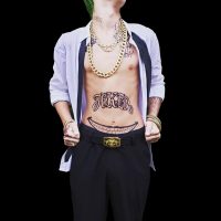4 Sheets Joker Tattoos(Size:11.8"x7.87"), Halloween Temporary Tattoos for Men, Suicide Squad Fake Tattoo Stickers For Adults Halloween Cosplay Costumes Masquerade Party Makeup Accessories (normal) - Image 3
