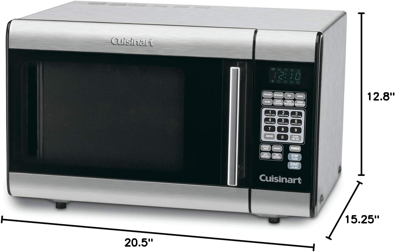 Cuisinart CMW-100FR Microwave Oven Brushed Chrome - Certified Refurbished - Image 3
