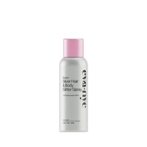 Eva NYC Kweeen Silver Hair and Body Glitter Spray - Our Original Ultra Shimmery Glitter, New Look - Adds Shine + Non-Sticky - Quick Drying Sparkle Spray - Warm Vanilla Scent - 4.9 oz