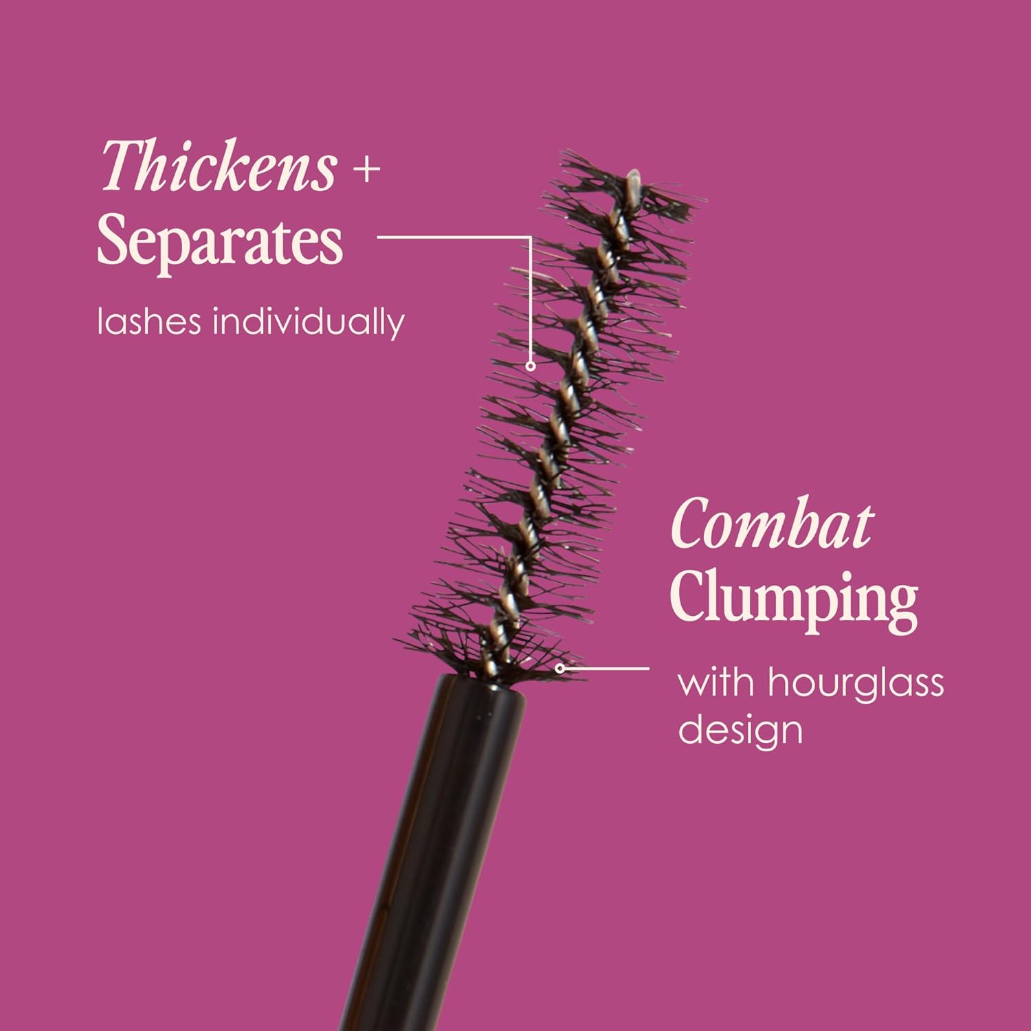 Grande Cosmetics GrandeDRAMA Intense Thickening Black Mascara with Castor Oil, Volumizing, Conditioning, Buildable formula (0.32 oz) - Image 5