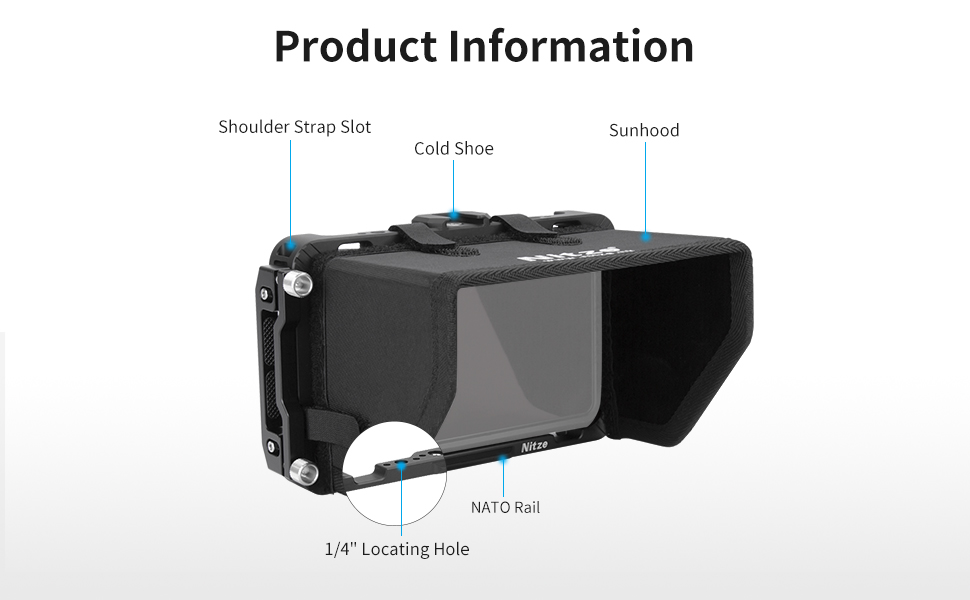 Cage Kit for Atomos Ninja/Ninja Ultra/Ninja V/Ninja V Plus/Shinobi/ZATO Connect