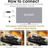 SmartSee MiraScreen Wireless Display Adapter 1080P HDMI Screen Mirroring Media Player TV Stick for Tablet Smartphone - Image 5