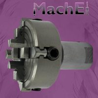 MachEl Lathe Spindle Adapter - Convert Shopsmith Mark V 5/8" Spindle to M14 x 1 Thread for 70 mm 4-Jaw Independent Chuck - Image 4