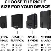 HumanCentric Cable Box and Modem Mount, Adjustable Wall Mount for Small and Narrow Devices, Cable Boxes, Modems, DVD Players, Streaming Media Devices, Mount on The Wall Behind TV, Hardware Included - Image 2