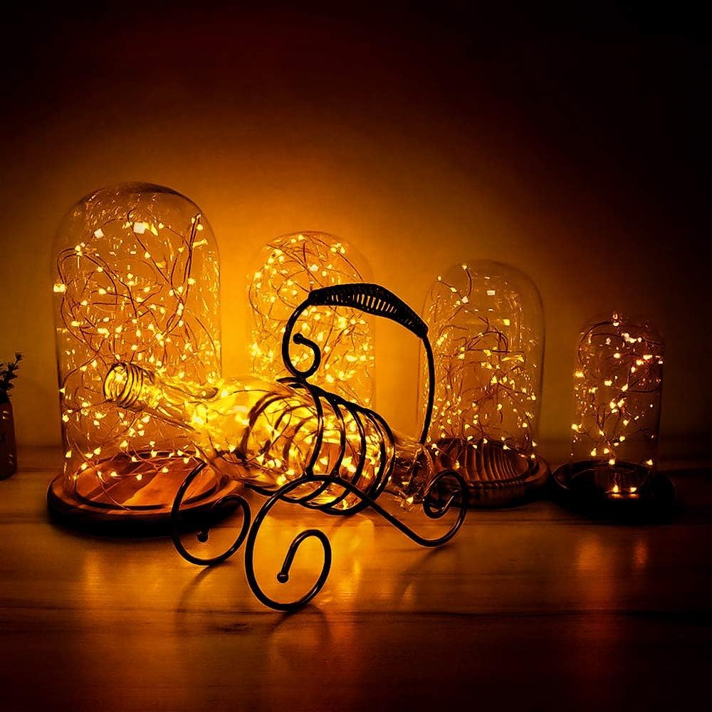 10Ft/30 LEDs Fairy,Starry , String Lights for Indoor&Outdoor Decoration Wedding Home Parties Christmas Holiday, Waterproof,Battery Operated.(Warm White) - Image 5