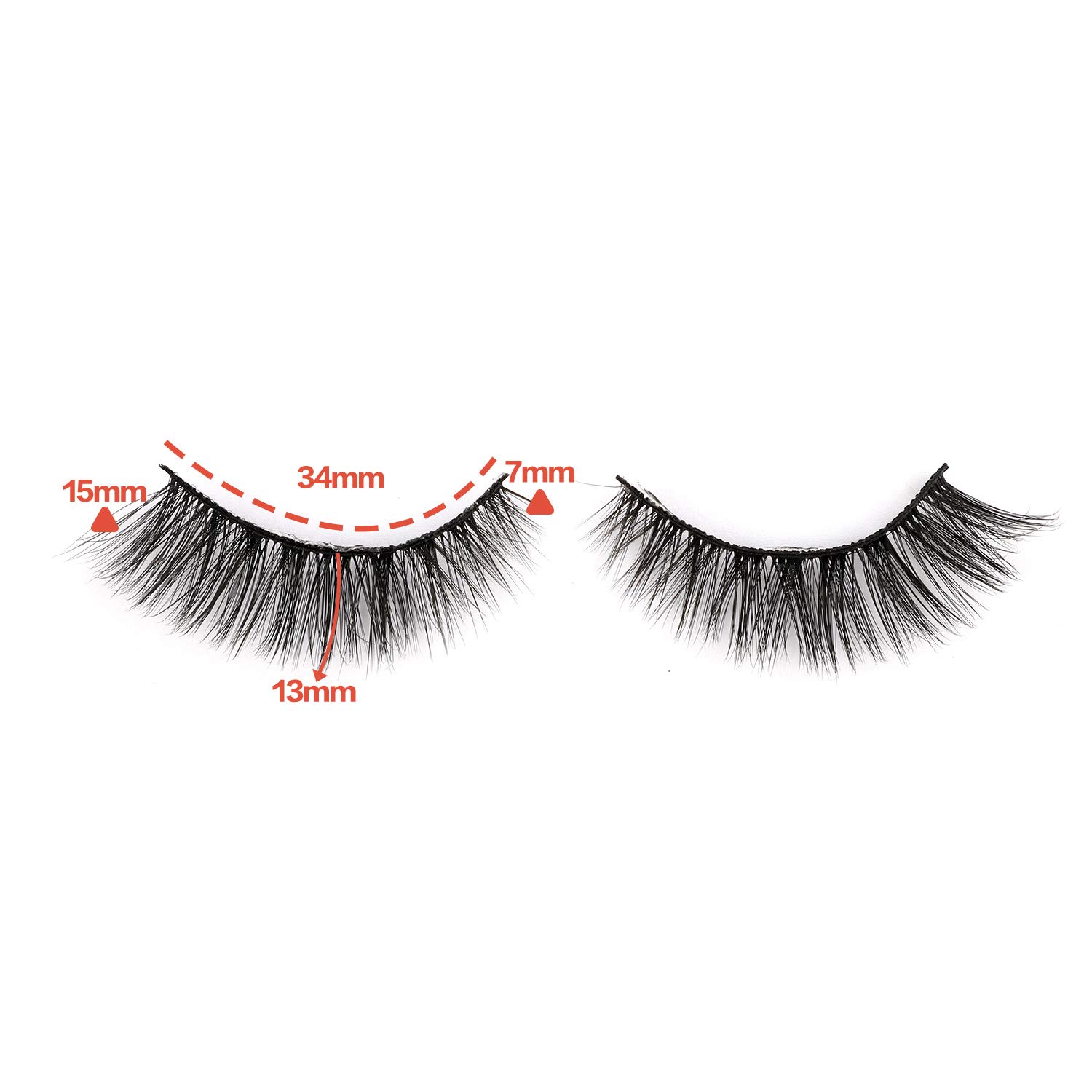 Newcally Lashes False Eyelashes Cat Eyes Wispy Natural Faux Mink Lashes 14 Pairs Pack Light Volume Short Fake Eye Lashes Multipack - Image 4