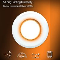 Sunco 12 Pack 5CCT LED Recessed Lighting 4 Inch with Night Light, 2700K/3000K/4000K/5000K/6000K Selectable, Dimmable Lights, 8W, 700LM, Damp Rated, Retrofit Installation - ETL - Image 3