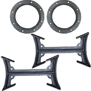 US Stove BKAD500 Cast Iron Double Barrel Camp Stove Adapter Kit