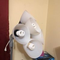 5PCS Acrylic Plastic Floor Lamp Shade Replacement Cover - Medusa Design Lamp Shades for Floor Lamps with E26 Base Compatibility, 4.5 x 5.75 inches Plastic Shade Cover - Image 3