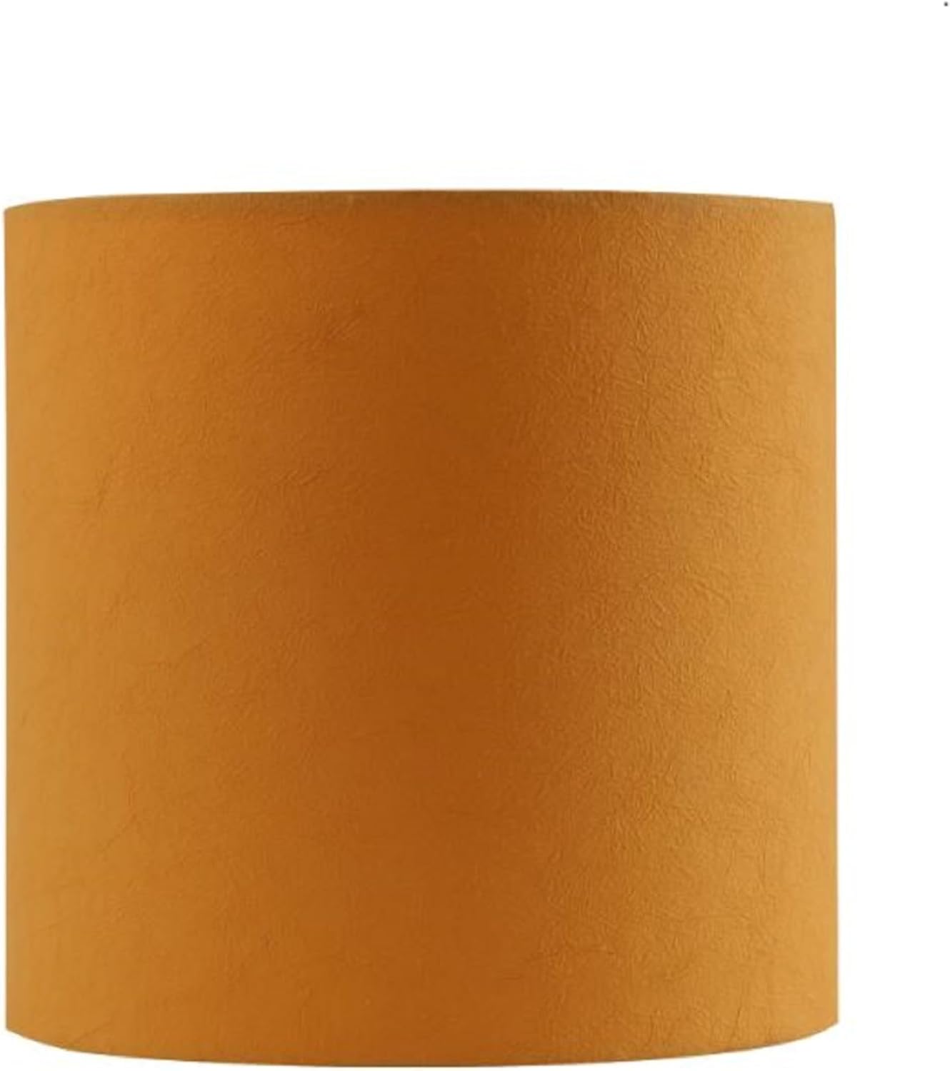 Aspen Creative 31238A Transitional Drum (Cylinder) Shaped Spider Construction Lamp Shade in Honey, 8" Wide (8" x 8" x 8") - Image 3