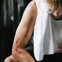 Halloween Body Face Scar Realistic Temporary Tattoos Sticker Paper Waterproof for Fool's Day Fun Skin Color - Image 4