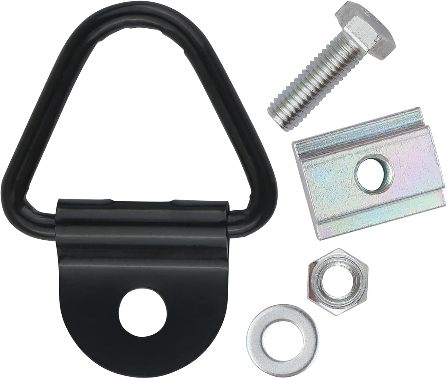 APPERFiT Bed Accessories T Slot Nuts V Rings Tie Down Bed Cleats for Truck Cargo Deck Rail (4pack) Compatible with Toyota Tacoma & Tundra - Image 4