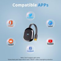 4K Wireless HDMI Display Adapter,TV Adapter for The APP YouTube,for i-Phone, i-Pad, Android, Tablet, Laptop,Windows to HDTV/Monitor/Projector, Compatible Miracast, AirPlay, DLNA - Image 6