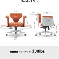 Newtral Freedom-X Criss Cross Chair with Wheels & Amrests- Cross Legged Office Chair with Laptop Tray, Multi-Position Recliner Chair, Adjustable Ergonomic Chair, Relax, Work from Home - Image 2