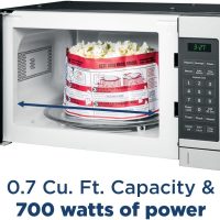 GE Countertop Microwave Oven | 0.7 Cubic Feet Capacity, 700 Watts | Kitchen Essentials for the Countertop or Dorm Room | White - Image 4