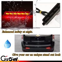 Upgraded 2 PCS Smoked LED Rear Bumper Reflector Light for 2008-2013 Cadi-llac CTS/CTS-V, Rear Turn Signal Lamps LED Tail Brake rear Fog Lamp OEM Replacement - Image 3