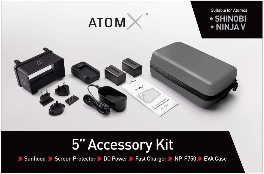 Atomos 5" Accessory Kit for Shinobi, Shinobi SDI and Ninja V Monitors - Image 2