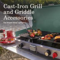 Coleman Cascade 3-in-1 Outdoor Camp Stove, Portable Cooktop with Included Cast-Iron Grill & Griddle Accessories, 24,000 BTUs of Power for Camping, Tailgating, Grilling - Image 3