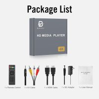 ByDiffer 4K Digital Media Player, TV MP4 Video Player for USB Drives and SD Cards, Ultra HD, H.265/HEVC, Digital Signage, Looping and Auto Playback, HDMI and AV Output (Grey) - Image 7