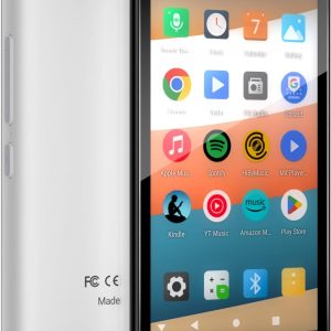 96GB Android MP3 Player for Kids with Bluetooth and WiFi - 4" Touch Screen,Streaming Music&Video Player with Spotify&Google Play Store,FM Radio,Parental Control | DGTenk MP4 Player (Black)
