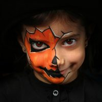 MEICOLY Orange Face Body Paint Stick(1.06 Oz),Cream Blendable Face Paint,Orange Eye Black Baseball/Softball,Sweatproof Waterproof Face Painting for Halloween Pumpkin Special Effects SFX Cosplay Makeup - Image 7