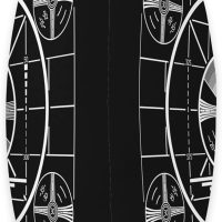 TELEVISION TV VIDEO TEST PATTERN VINTAGE Throw Pillow - Image 2