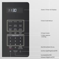 GASLAND Over the Stove Microwave 30 Inch, 1.9 Cu.ft. Over the Range Microwave with 11 Power Levels, One Touch Cooking, 400 CFM,1000W, LED, Turntable, Sensor Cook, Over Stove Microwave Oven, Black - Image 7