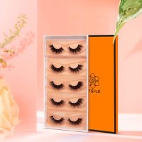 DYSILK Eyelashes Mink Lashes Fluffy - Fluffy Lashes 5 Pairs 6D Faux Mink Eyelash False Eyelashes Natural Look Lashes That Look Like Extensions Wispy Eyelashes Strip Lashes Eye Lashes | Fluffy-16mm - Image 6