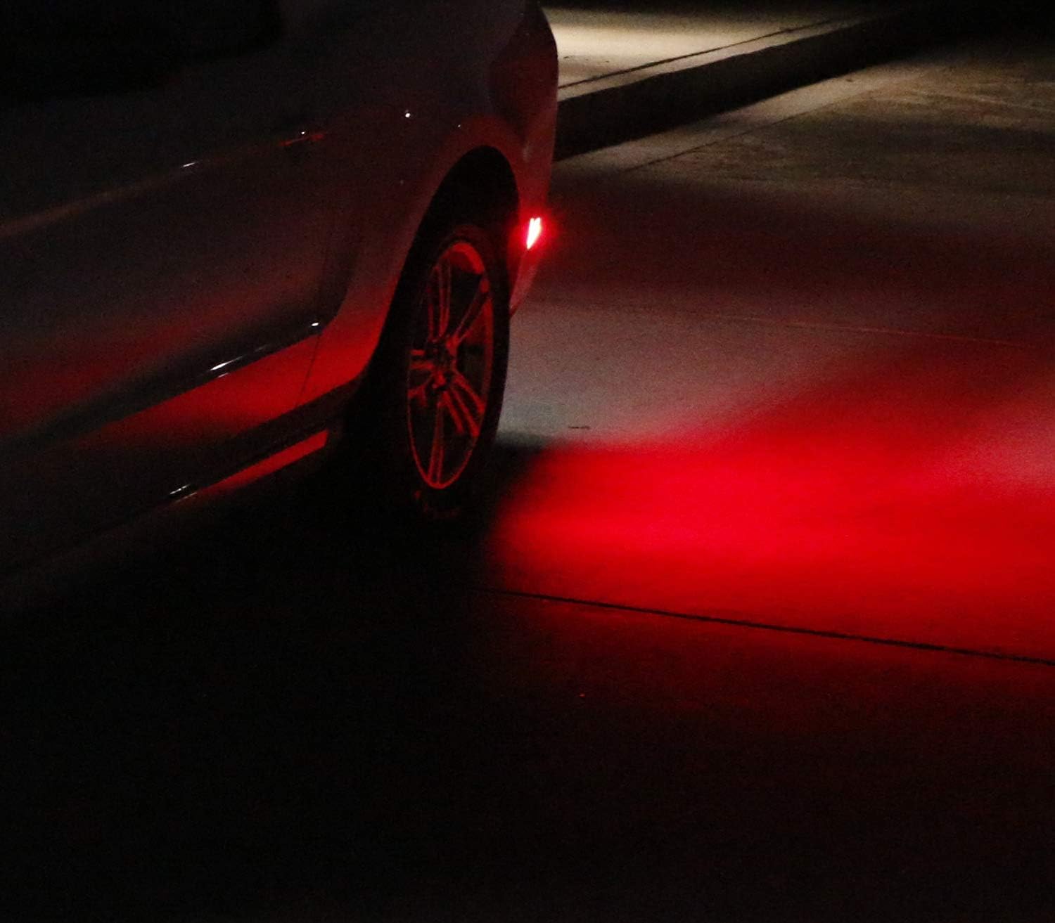 iJDMTOY Smoked Lens Red Full LED Rear Side Marker Light Kit Compatible With 2008-2013 Cadillac CTS Sedan, Powered by 40-SMD LED, Replace OEM Back Sidemarker Lamps - Image 4