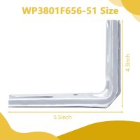 WP3801F656-51 3801F656-51 Stove Anti-Tip Bracket Compatible with Whirlpool, Kenmore, KitchenAid, Maytag Range/Stove/Oven Floor or Wall Mount Anti Tip Bracket Replaces 12400045,PS11741944,AP6008803 - Image 2