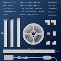 Govee RGBIC LED Strip Lights 32.8ft with Covers, Smart Lights Work with Alexa and Google Assistant, LED Diffuser Channel with LED Lights for Bedroom, Skirting Lines, Studio, Cabinet - Image 7