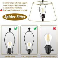 Small Lamp Shade 5" Top x 9" Bottom x 7" Slant Height, Lamp Shades for Table Lamps,Barrel Replacement Lampshade(Spider Fitter), Modern Fabric Pleated Lampshades for Table Lamp 1 Pack(Brown Floral) - Image 3
