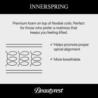 Beautyrest Days End Plush Pillow Top 14.75" Mattress - Queen - Cooling Tech, Supportive Durable Pocketed Coils, Pressure Relief, Motion Separation; 100 Night Sleep Trial and 10 Year Warranty - Image 8
