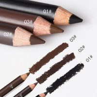 6Pcs Eyebrow Pencils for Women, Wooden Hard-Core Dark Brown Eyebrow and Eyeliner Pencil, Long Lasting Waterproof and Sweat-Proof, Beginner Makeup Brow Pencil,Create a Natural Eye Brow Makeup - Image 3