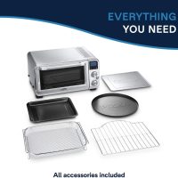 De'Longhi Digital Air Fry Convection Toaster Oven 14L Stainless Steel, Air Fry Oven, 9-in-1, Grills, Broils, Bakes, Roasts, Reheats, Keep Warm, Non-Stick, Scratch-Resistant Interior, 1800-Watts - Image 5