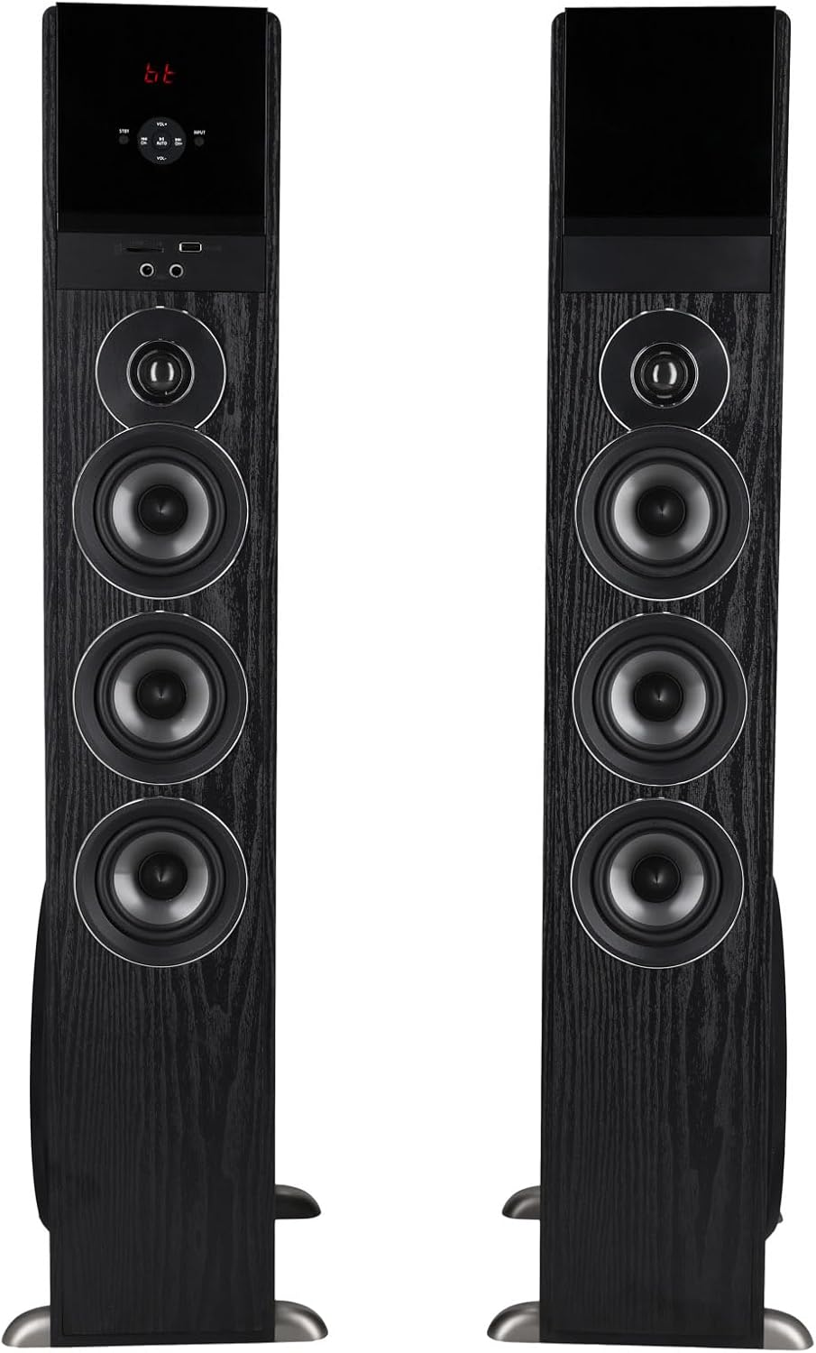 Rockville (1 TM150B Black Powered Home Theater Tower Speakers 10" Sub + Bluetooth Bundle with (1) Mini WiFi Music Player Wireless Audio Streaming Multiroom Stereo Receiver (2 Items) - Image 4