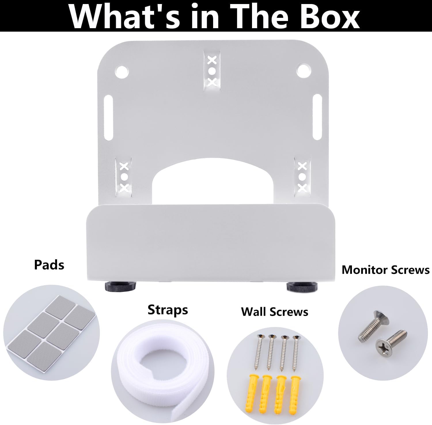 Cable Box Wall Mounting Modem for Most Small Narrow Devices Apple TV, Amazon Fire TV, Cable Box, Mini PC, Mac mini,Modems, Router,Streaming Media Player, Other Media Players - Image 5